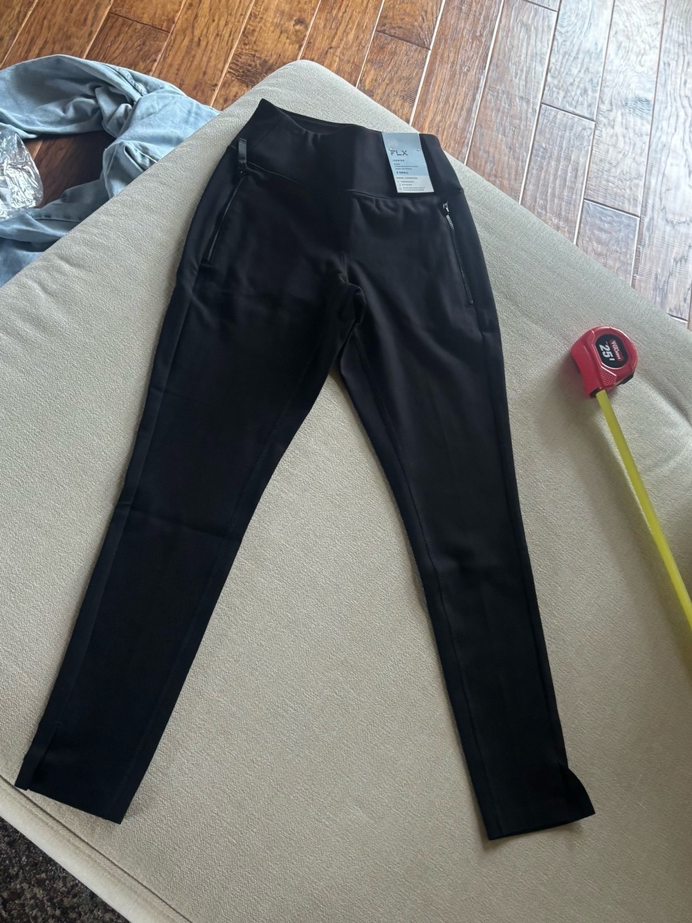 Flex Elevate Ponte Pant Black Slim Fit Leggings, size XS, NWT